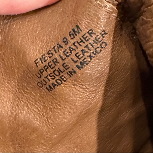 COPY - Matisse Fiesta Brown Leather Ankle Boots with Ornate Design and Low Heel… - Picture 12 of 13